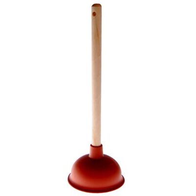 WC-Saugglocke mit Holzstiel