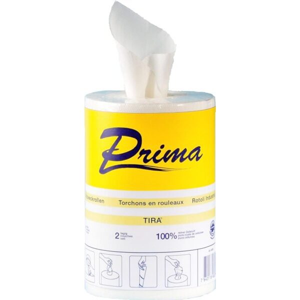 Reinigungsrolle TIRA 2-lagig D=14,5 cm (12 Rollen)