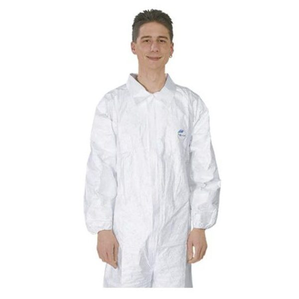 Schutzoverall weiss (ohne Kapuze)
