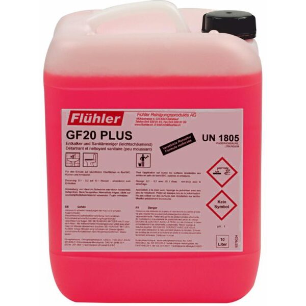 GF20 PLUS Entkalker/Sanitärreiniger schaumarm