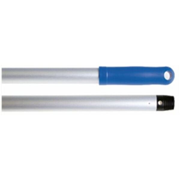 Hygiene Alu-Stiel Double-Match mit Gewinde und Lochung 150 cm