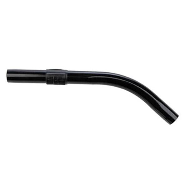 Saugrohrbogen Alu schwarz mit Saugstärkeregelung D=32 mm