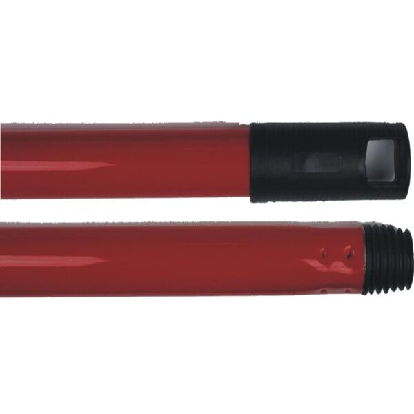 Metallstiel rot mit Gewinde 130 cm