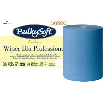 Rouleau de nettoyage BulkySoft Blue Power 3 couches D=29 cm